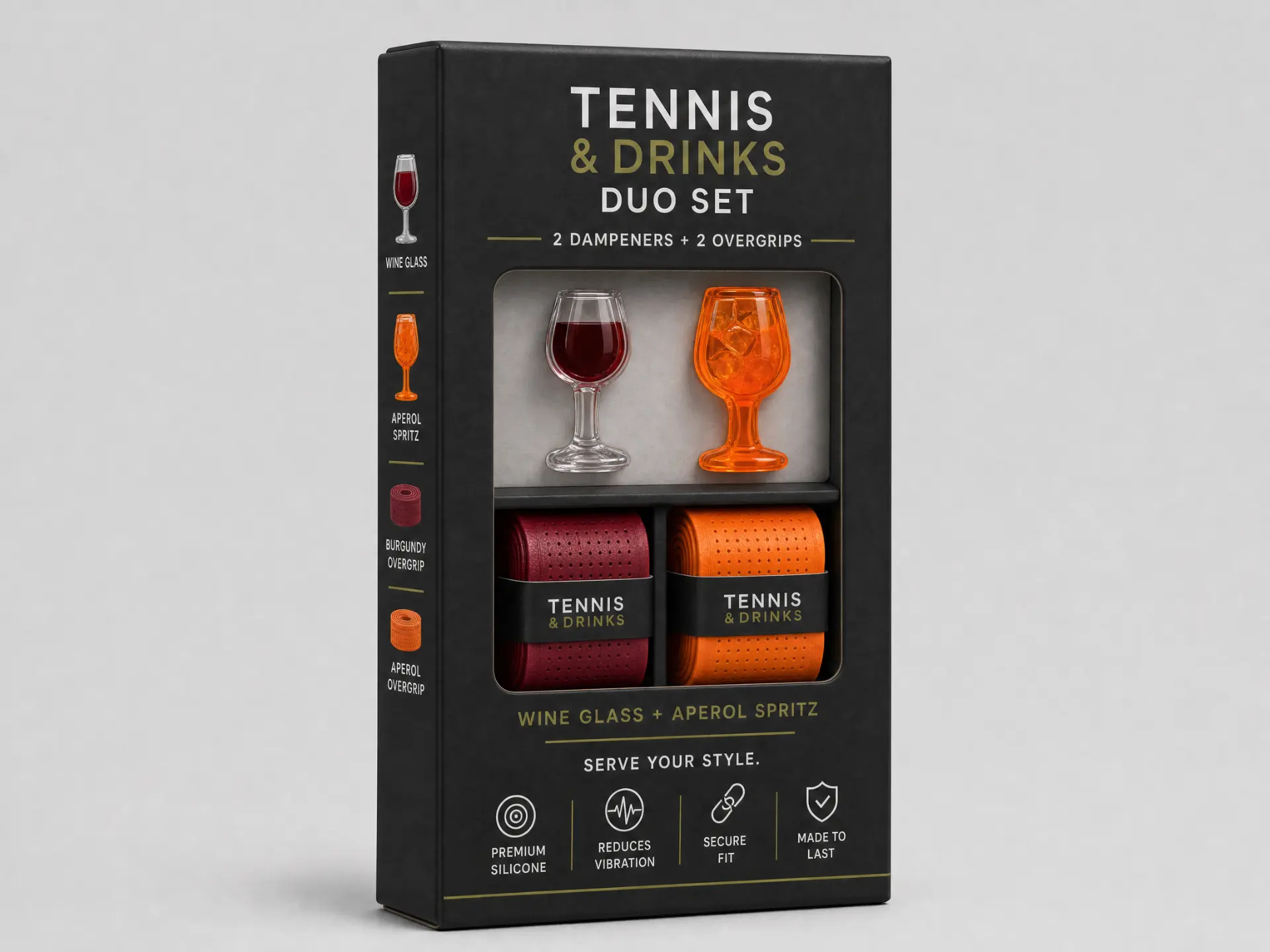 Courtflair Wine Glass + Aperol Spritz duo set